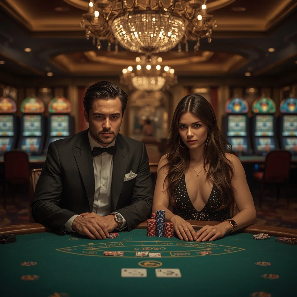 Dos jugadores de póker en EUROPA CASINO